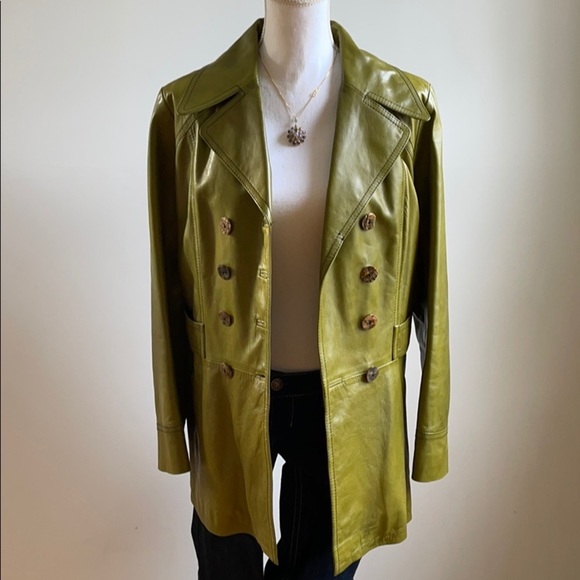 French leather coat size small - Picture 7 of 14